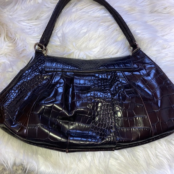 Furla Brera croc embossed shoulder bag - Picture 6 of 13